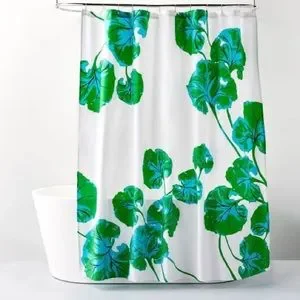 Diane von Furstenberg Geranium Leaf Shower Curtain